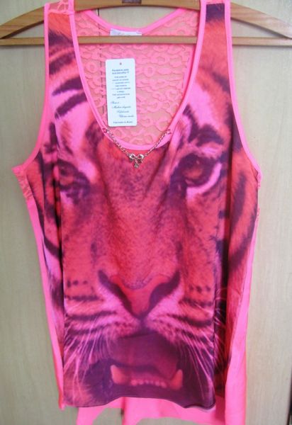 Blusa animal neon